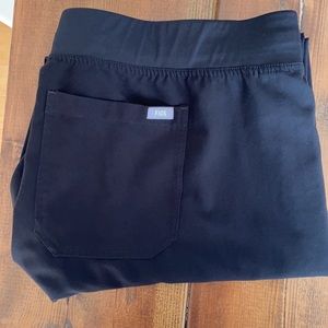 Figs Technical Collection Black Scrub Pants